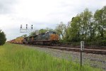 CSX 293 and 435 with an eastbound train at milepost 58